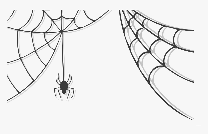 Spider Clipart Grey Spider - Transparent Background Spider Web Png, Png Download, Free Download