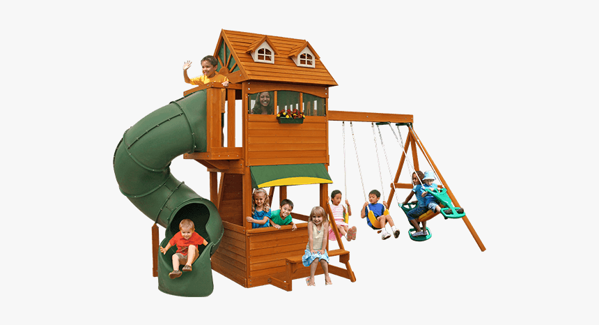 Cedar Summit Forest Hill Reteat Cedar Play Set - Cedar Summit Forest Hill Retreat Playset, HD Png Download, Free Download