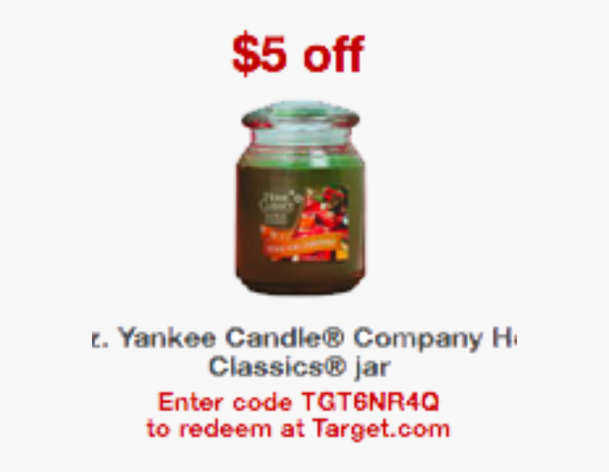 $5/1 Yankee Candle 22 Oz Jar Coupon - Target Coupons, HD Png Download, Free Download