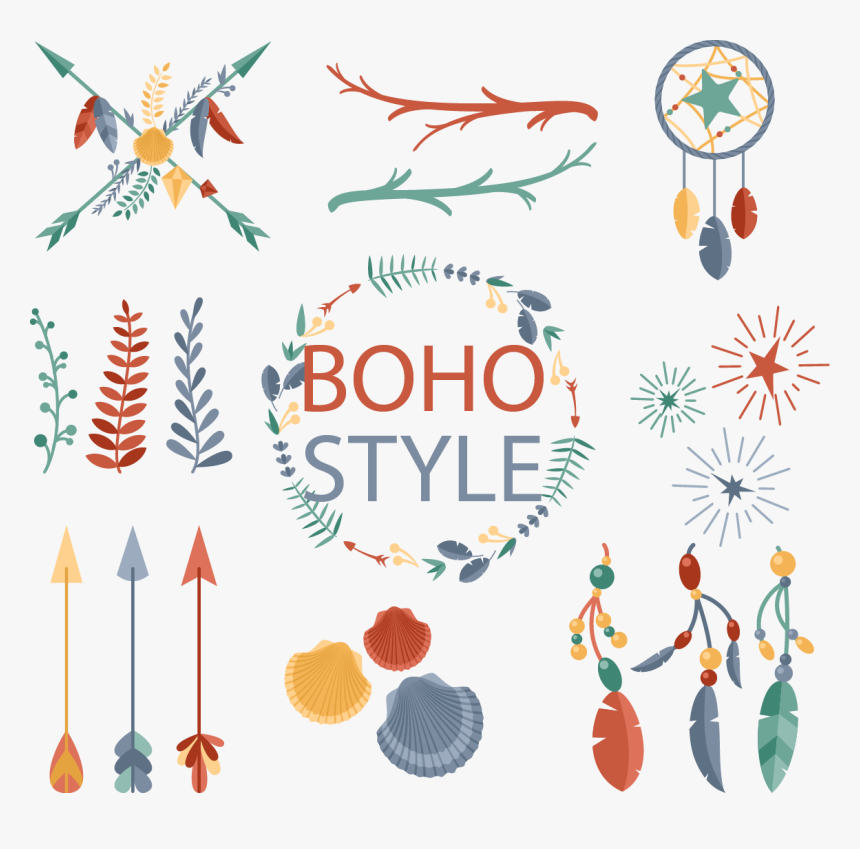 Transparent Boho Arrow Png - โบ ฮี เมีย น การ์ตูน, Png Download, Free Download