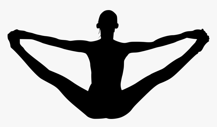 10 Yoga Silhouette - Yoga People Silhouette Png, Transparent Png, Free Download