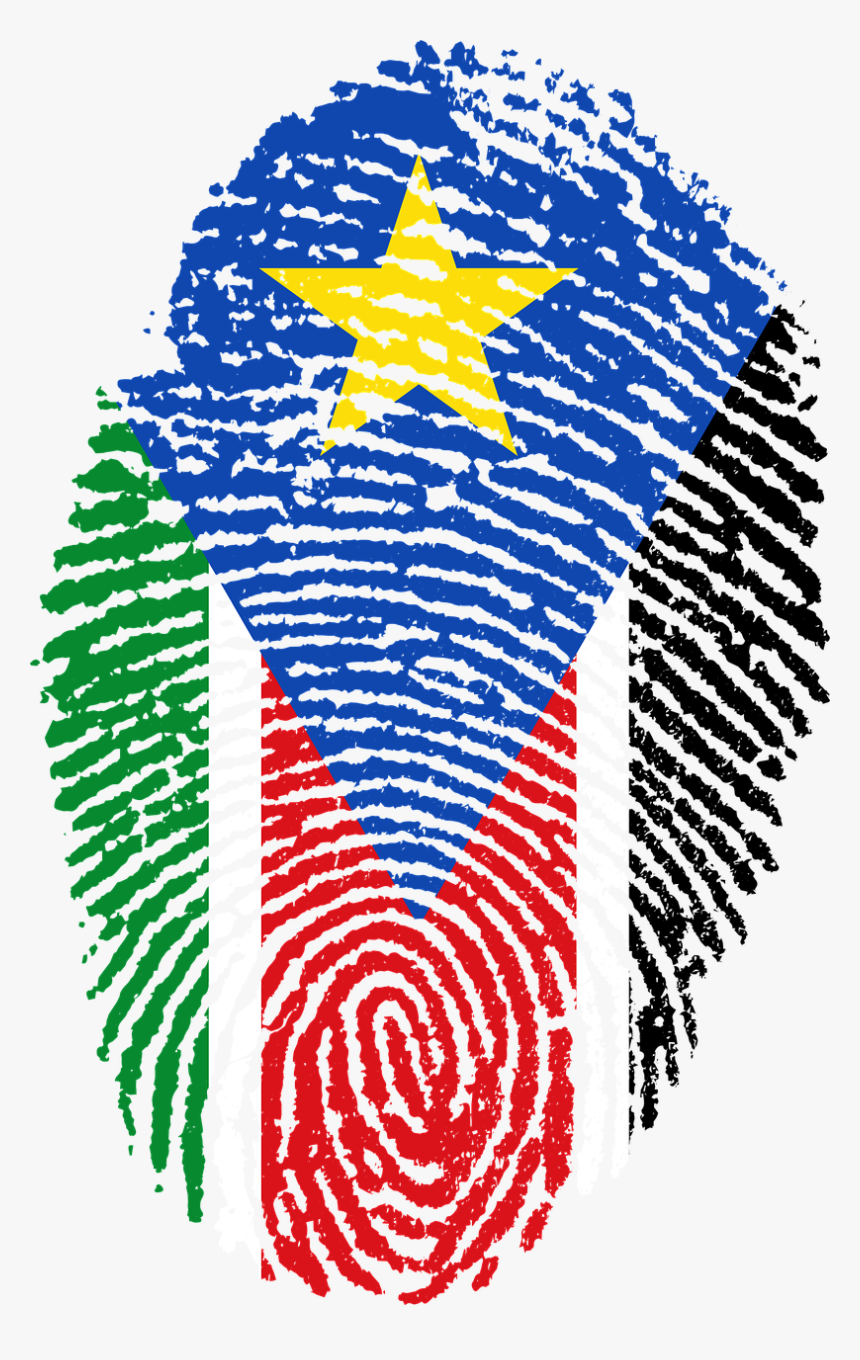 Bangladesh Map In Fingerprint Clipart , Png Download - Somalia Flag Fingerprint, Transparent Png, Free Download