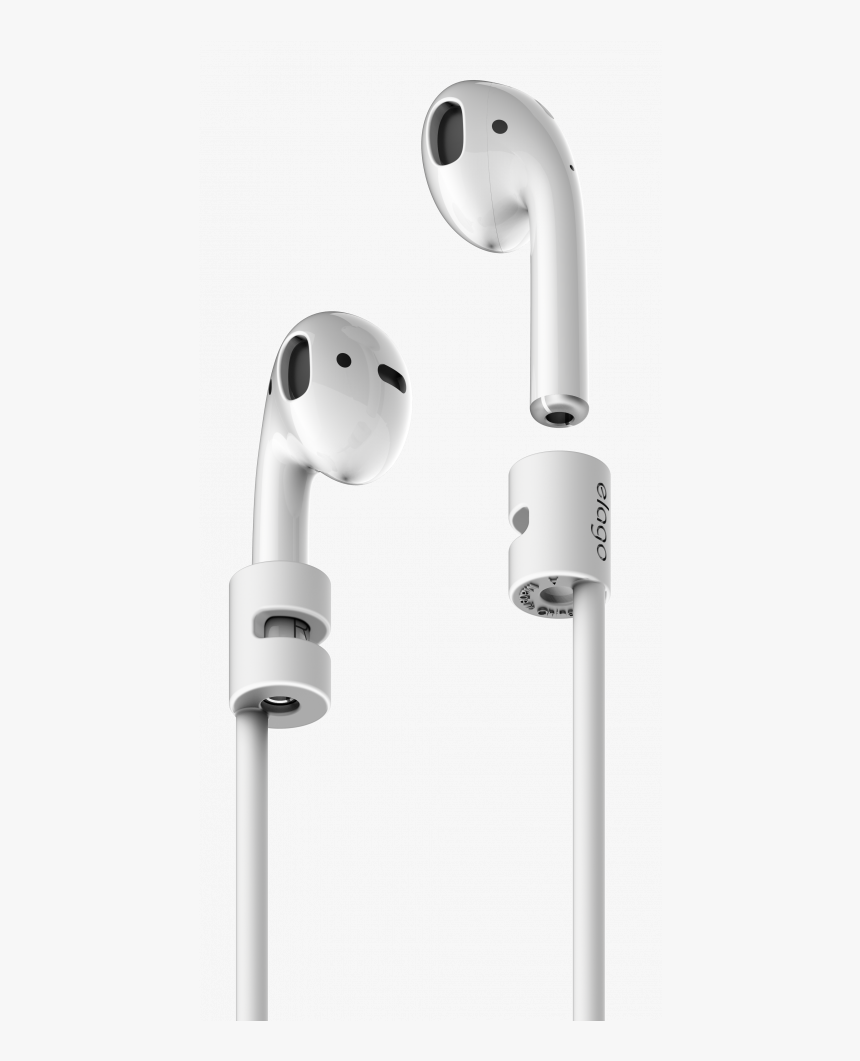 Airpods Png -siksniņa Apple Airpods Strap Elago White - Airpods Strap, Transparent Png, Free Download