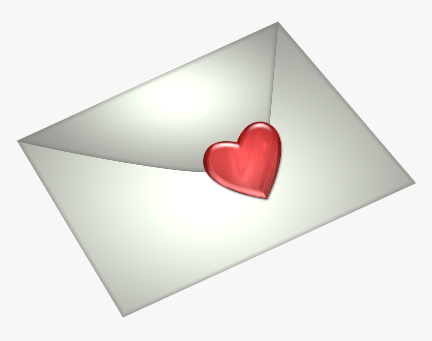 Carta, Corazón, Blanco, Forma, San Valentín, Gráfica - Heart, HD Png Download, Free Download