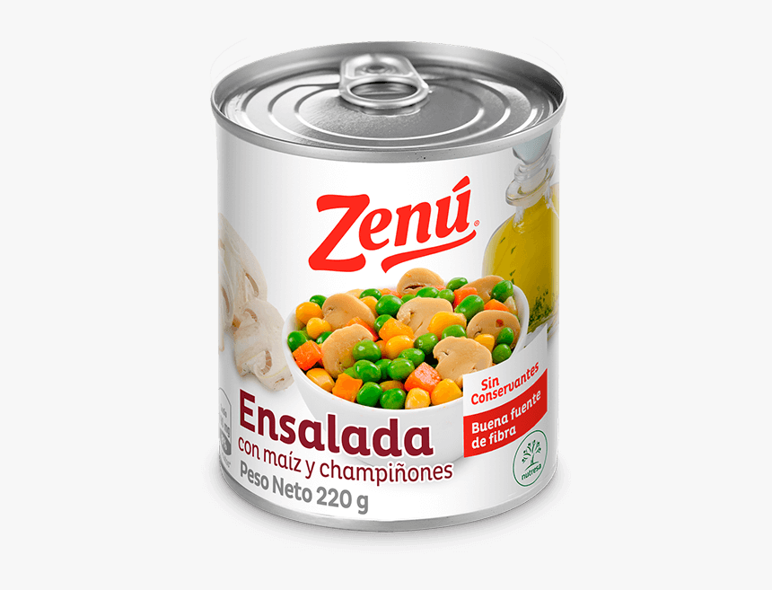 Ensalada De Maiz Y Champiñones Zenú - Ensalada Con Maiz Y Champiñones, HD Png Download, Free Download