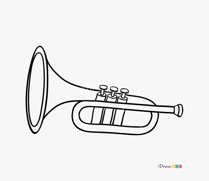 Continuous drawing line art of trumpet i... | Stock Video | Pond5