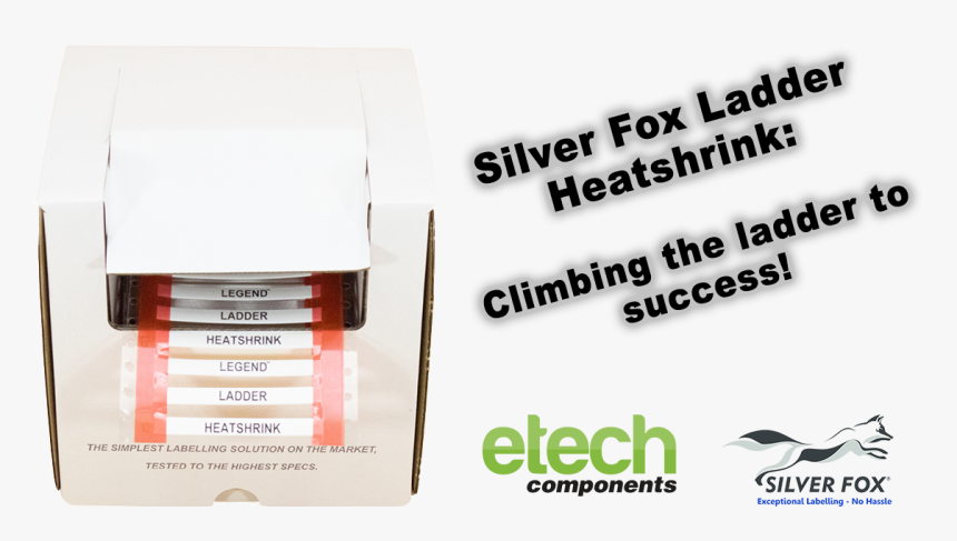 Silver Fox Ladder Heatshrink - Running Fox, HD Png Download, Free Download