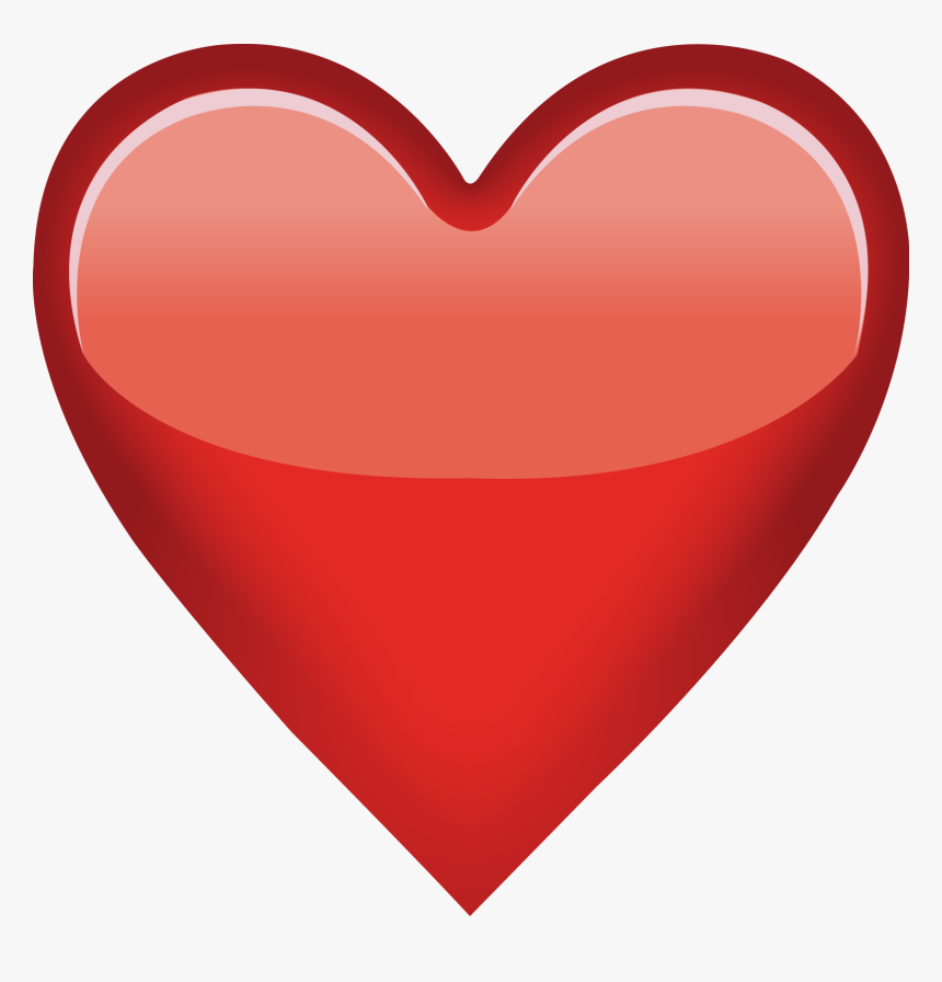 Red Heart Emoji Png, Transparent Png, Free Download