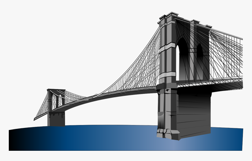 Brooklyn Bridge Clipart, HD Png Download, Free Download
