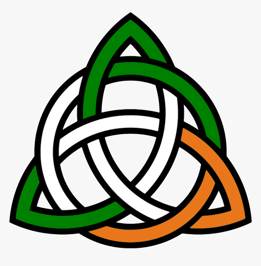 Trinity Knot Irish Flag - Celtic Knot Irish Colors, HD Png Download, Free Download
