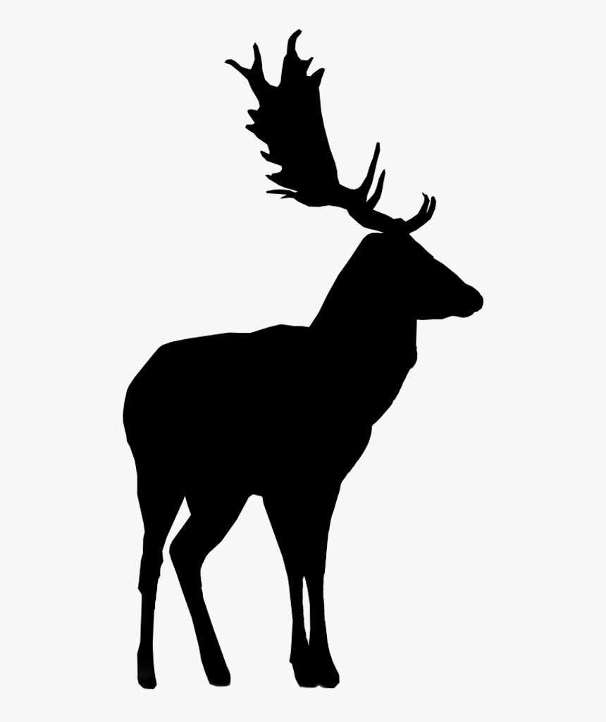 Deer Silhouette Clipart , Png Download - Elk, Transparent Png, Free Download