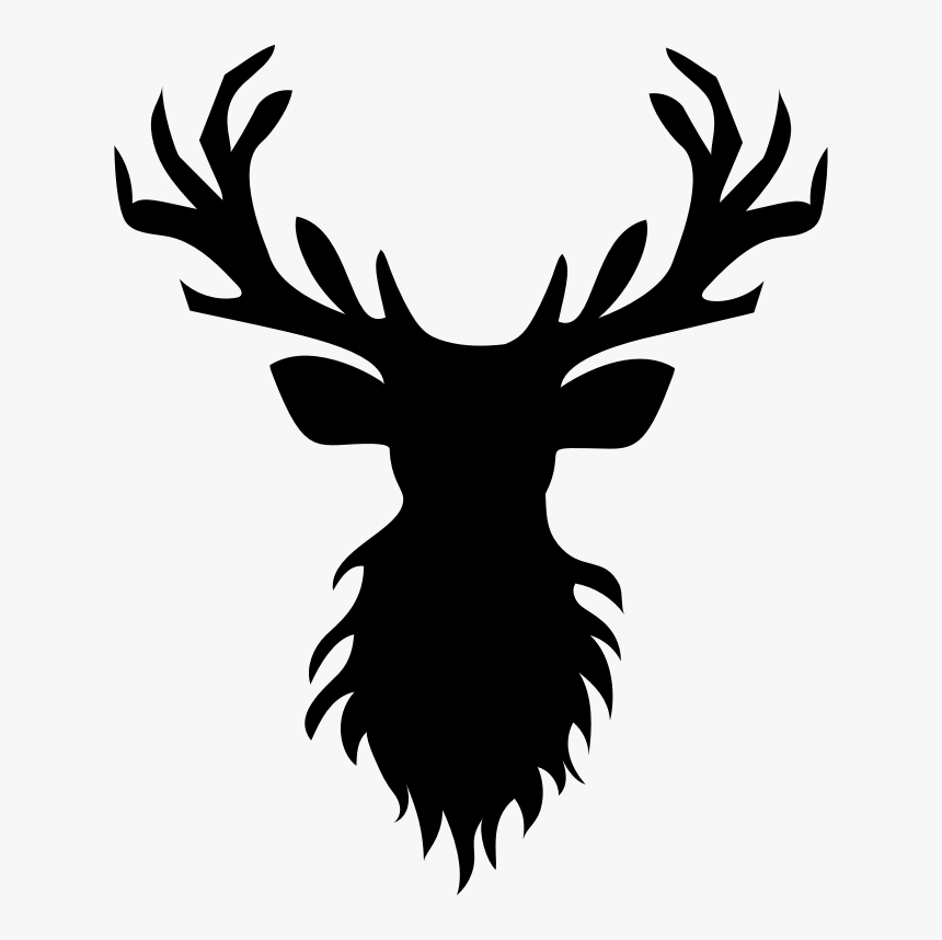 Reindeer Silhouette, HD Png Download, Free Download