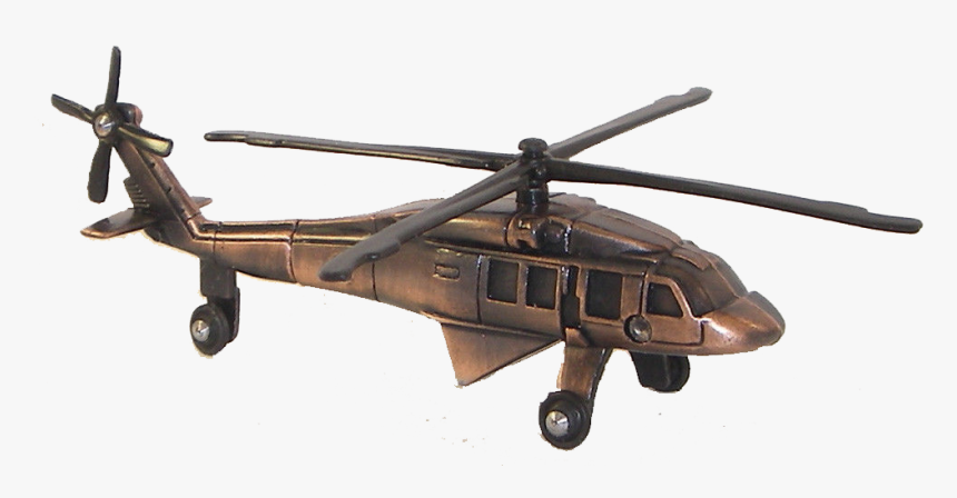 Black-hawk Military Helicopter Bronze Pencil Sharpener - Black Hawk, HD Png Download, Free Download