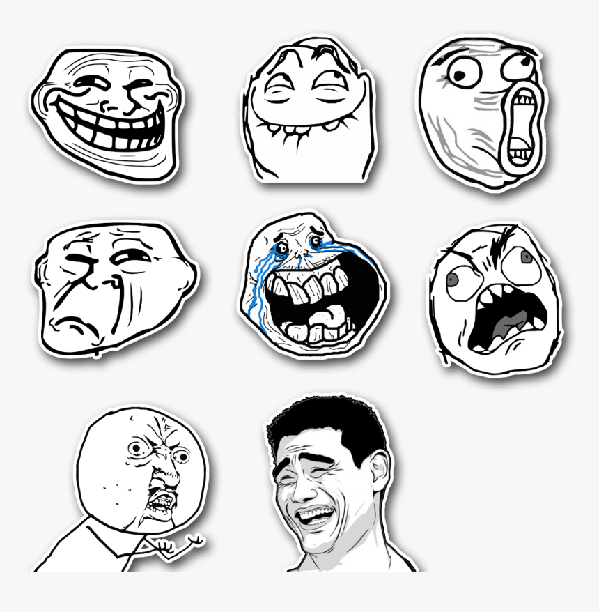 TrollFace -F****ck Art Print