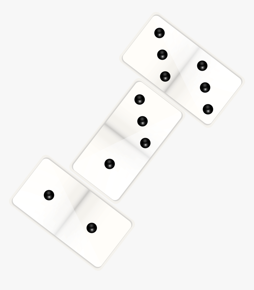 Dominoes Pieces Png Clipart - Dominoes, Transparent Png, Free Download