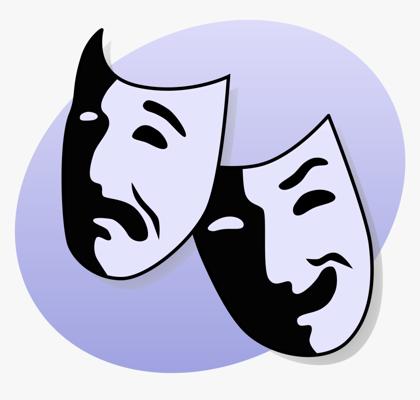 Drama Symbol - Bipolar Disorder Transparent, HD Png Download, Free Download