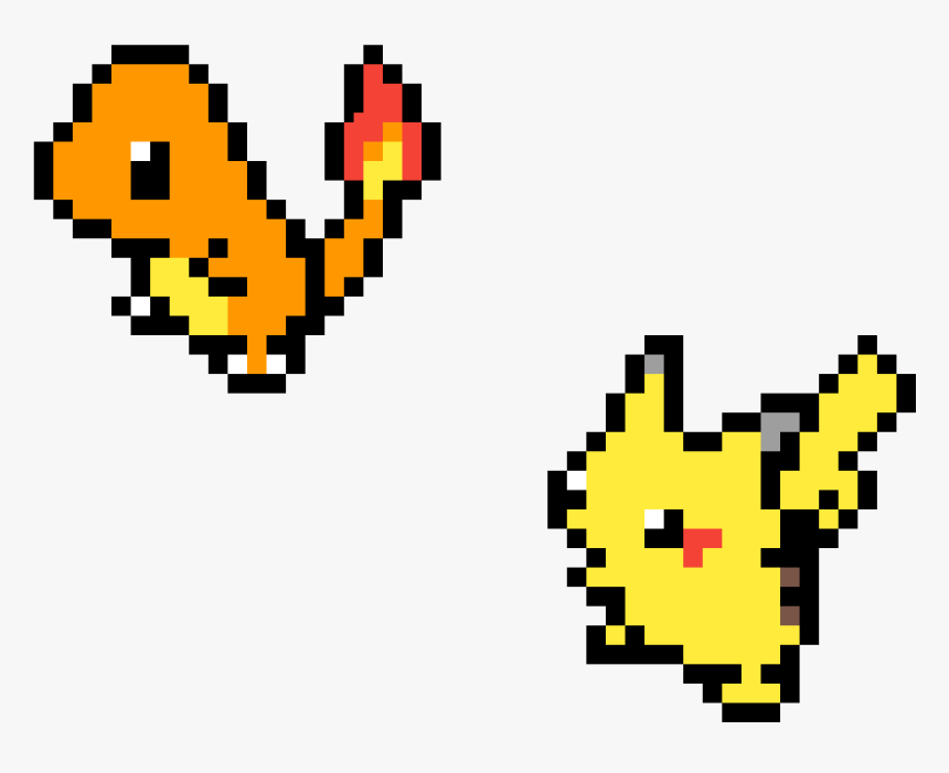 Charmander Pixel Art, HD Png Download, Free Download