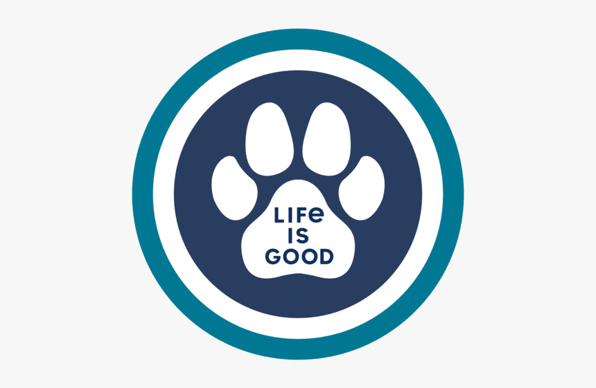 Paw Coin Magnet - Blue Life Is Good Sticker, HD Png Download, Free Download