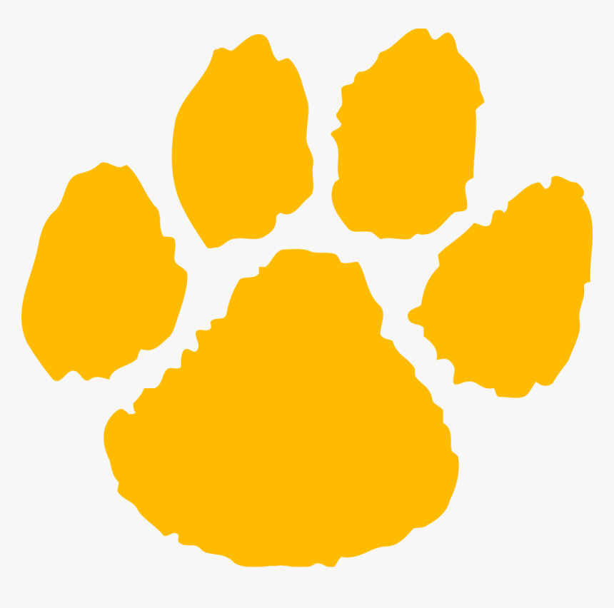 Gold Paw Print Transparent, HD Png Download, Free Download