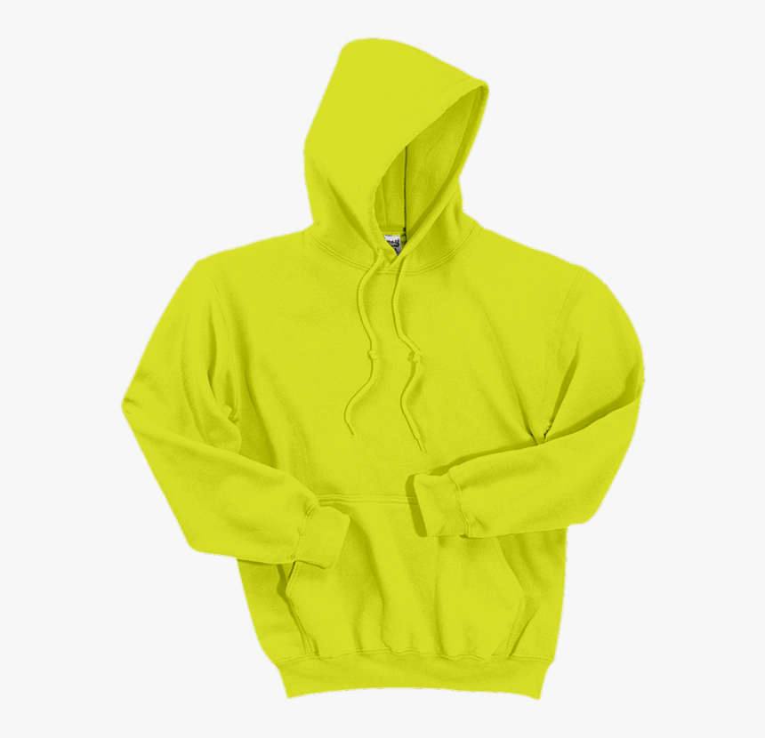 gildan hoodie safety green