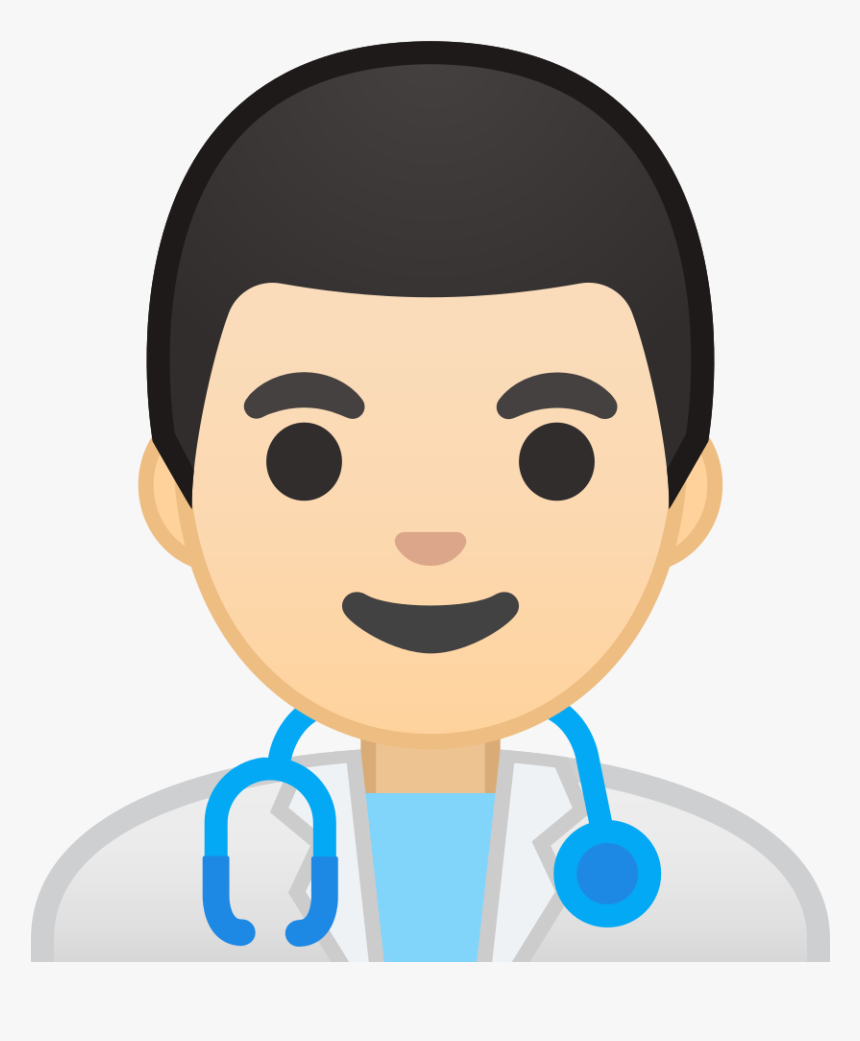 Man Health Worker Light Skin Tone Icon - Emojis De Un Hombre, HD Png Download, Free Download