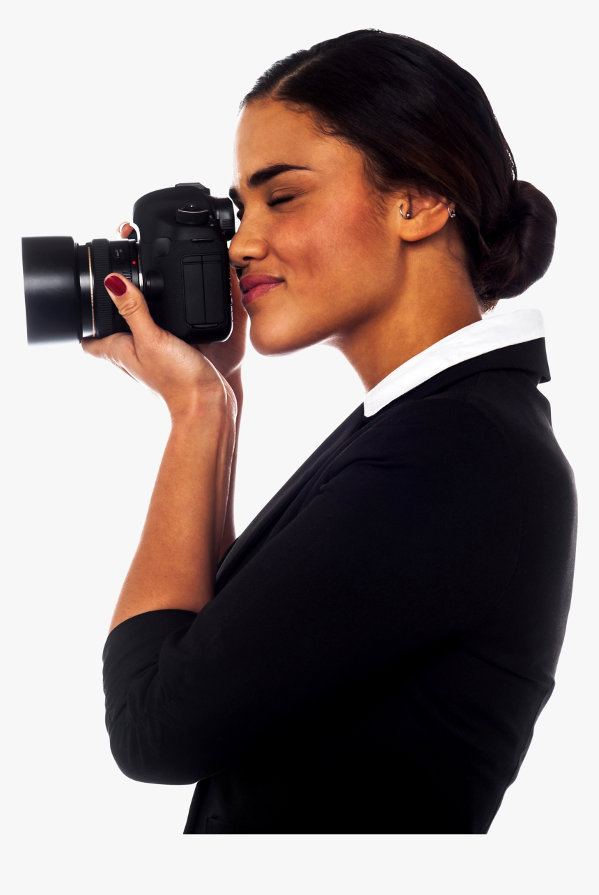 Working Women Png Image - Woman Holding A Camera Png, Transparent Png, Free Download