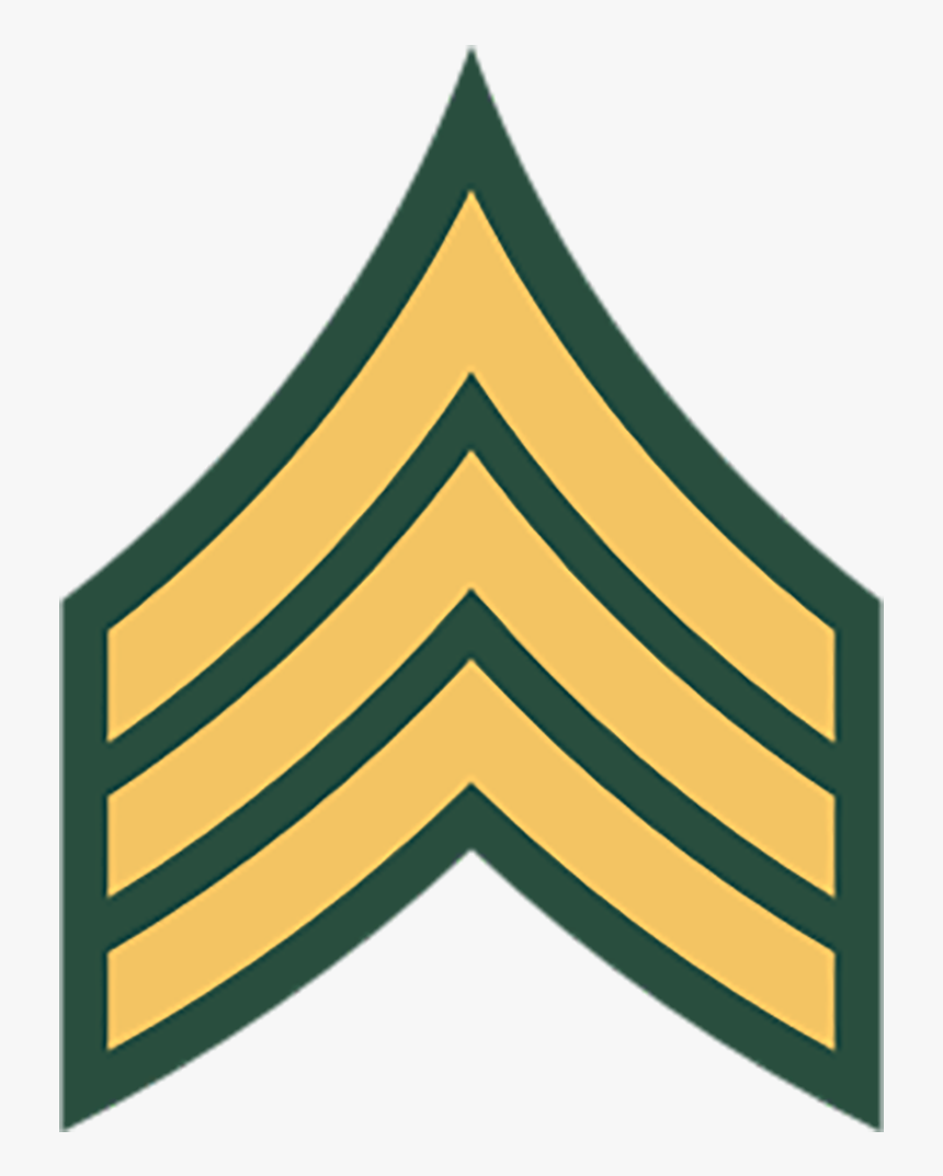 E-5 Sergeant - Army Sergeant Rank, HD Png Download, Free Download