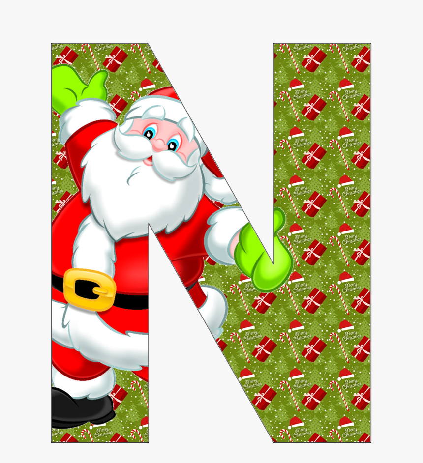 Xmas Alphabet Clipart, HD Png Download - kindpng