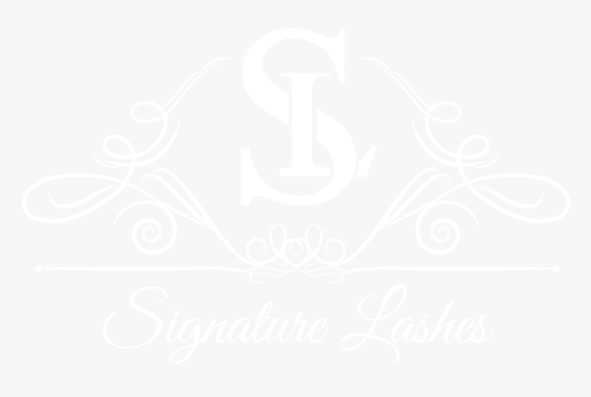 Signature Lashes Hand Crafted Mink Lashes - Johns Hopkins White Logo, HD Png Download, Free Download