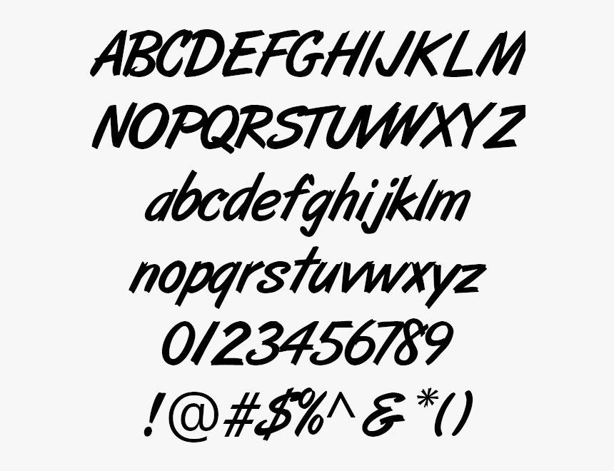 Artbrush Example - Apollo Font, HD Png Download, Free Download