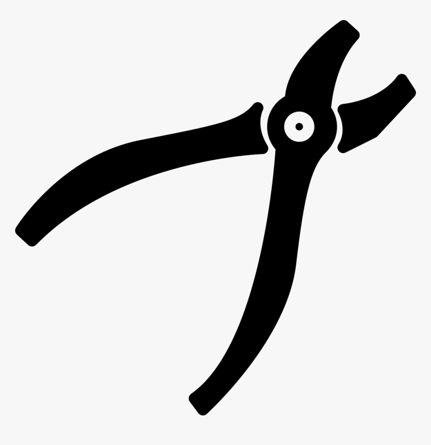 Plier Outline - Pliers Icon Png, Transparent Png, Free Download