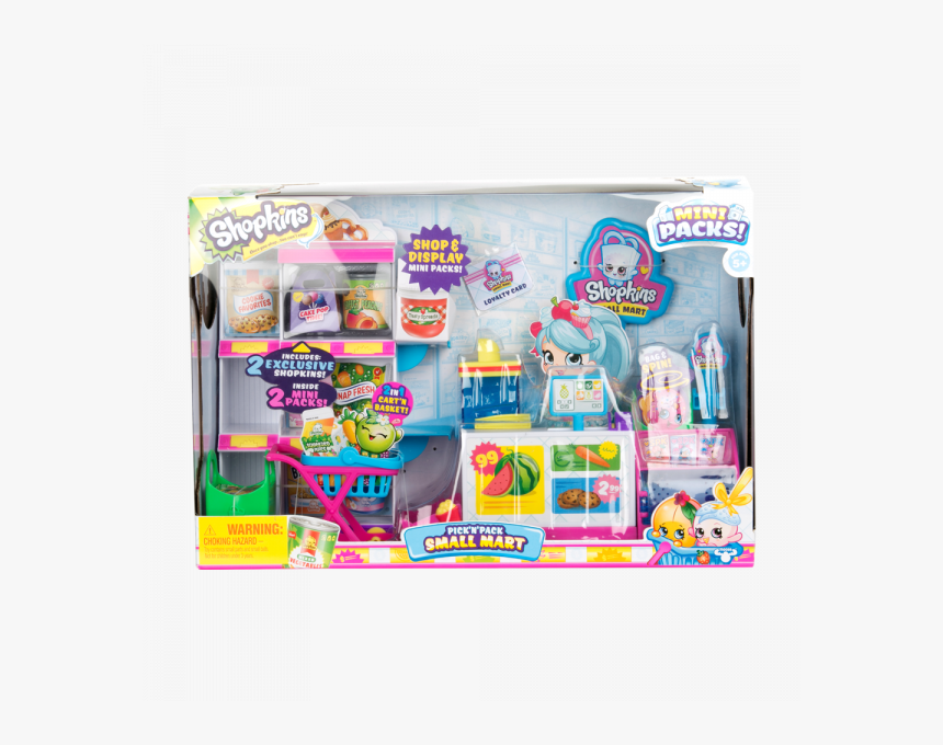 Transparent Kids Toys Png - Shopkins Mini Packs Small Mart, Png Download, Free Download