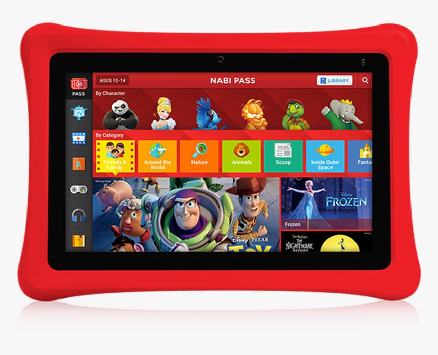 Nabi Pass Tab Tablet Education Rent Children - Fuhu Tablet, HD Png Download, Free Download