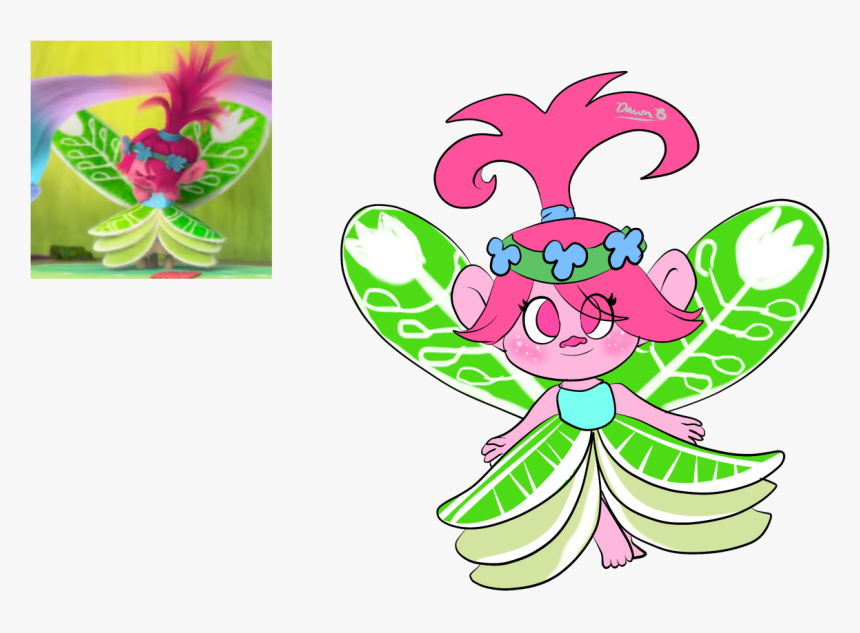 Dreamworks Fan Art Youtube Transprent Png Pink - Dreamworks Trolls Fan Art, Transparent Png, Free Download