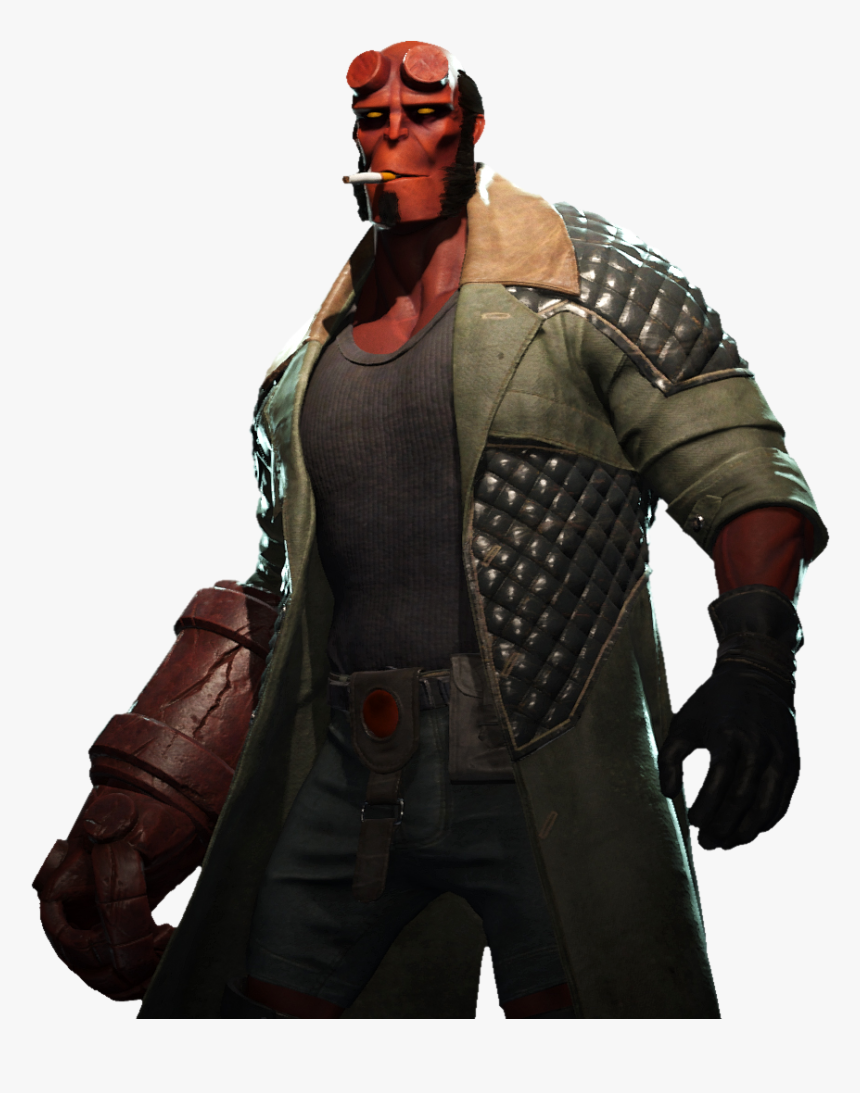 Hellboy Injustice 2 Gods Render , Png Download - Hellboy Injustice 2 Png, Transparent Png, Free Download