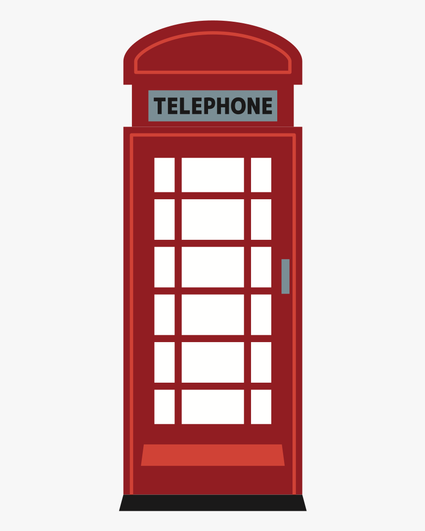 Clip Art Onlinelabels Clip Art Red - Telephone Box Png, Transparent Png, Free Download