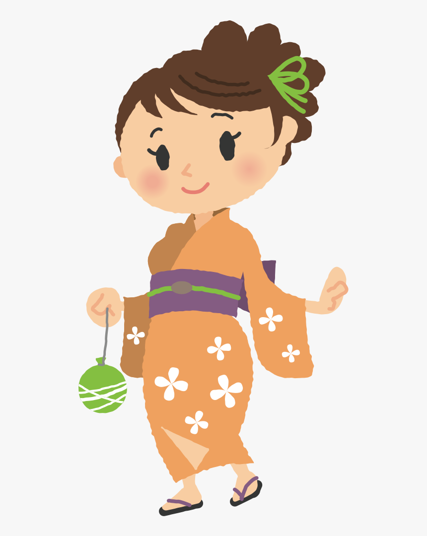 Summer Kimono - Boys Japan Cartoon Png, Transparent Png, Free Download