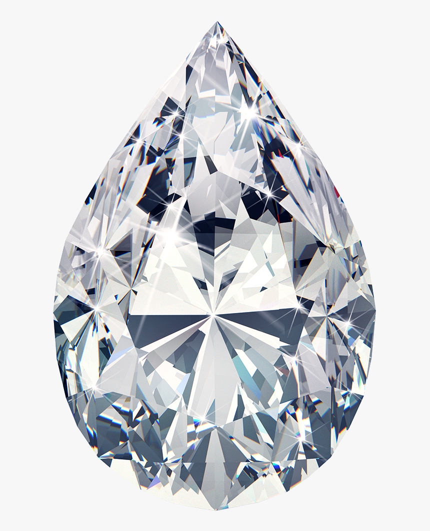 Фото алмаза на белом фоне