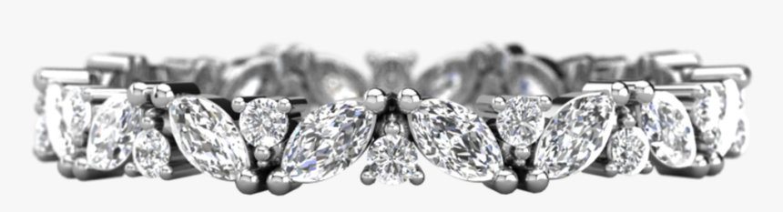 X1https - //cdn10 - Bigcommerce - Com/s Eternity Upright - Marquise And Round Eternity Band, HD Png Download, Free Download