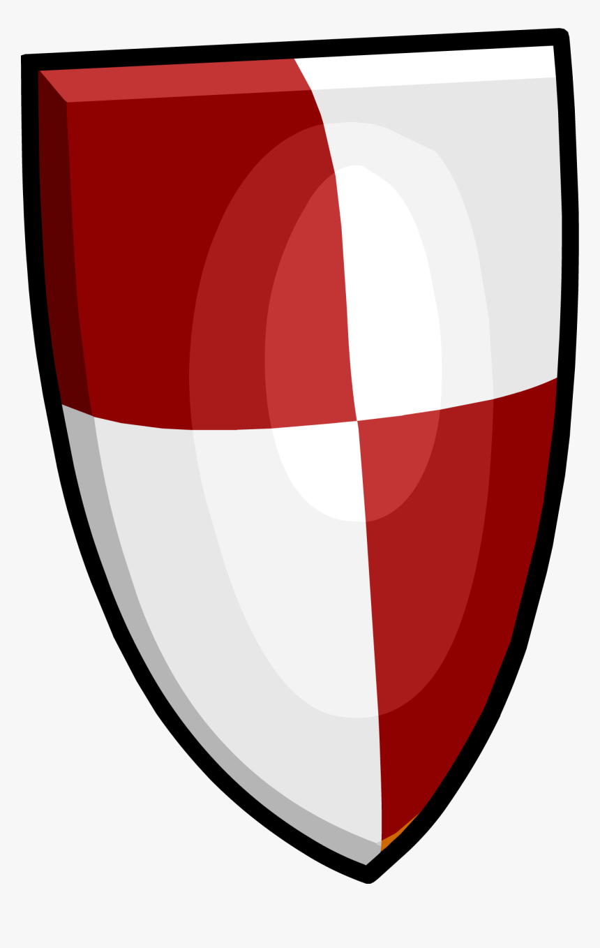 Official Club Penguin Online Wiki - Shield Red Png, Transparent Png, Free Download