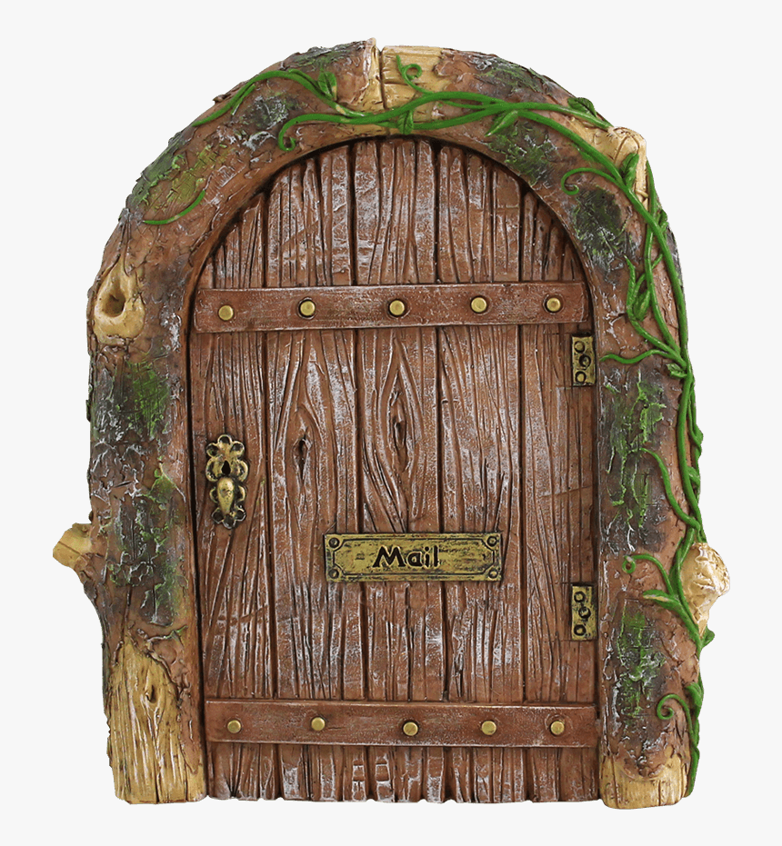 Mossy Wooden Fairy Door - Fairy Door, HD Png Download, Free Download