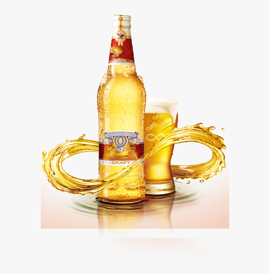 Transparent Draft Beer Clipart - Beer Bottle Golden Png, Png Download, Free Download