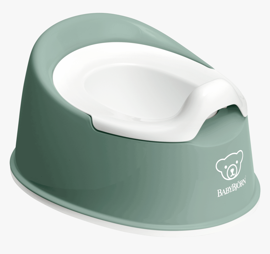 Smart Potty Deep Green/white - Baby Potty, HD Png Download, Free Download