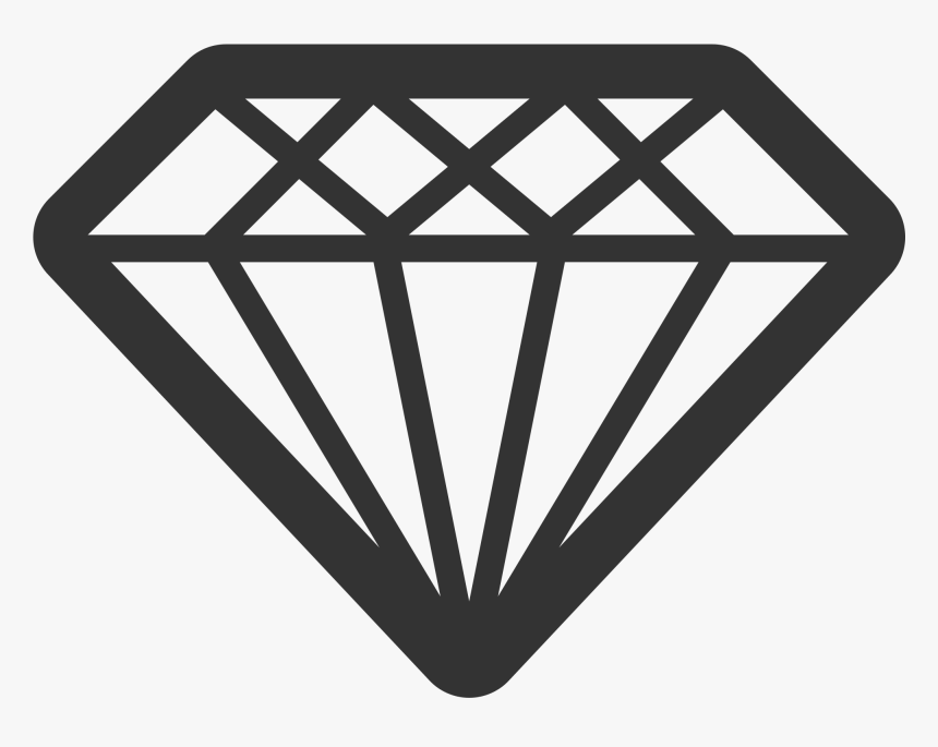 Diamond Svg Cute Borders Vectors Animated Black - Diamond Logo Png, Transparent Png, Free Download