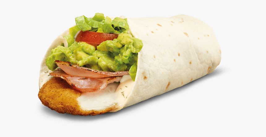 Tendercrisp Avocado Blt Wrap - Avocado Wrap Hungry Jacks, HD Png Download, Free Download