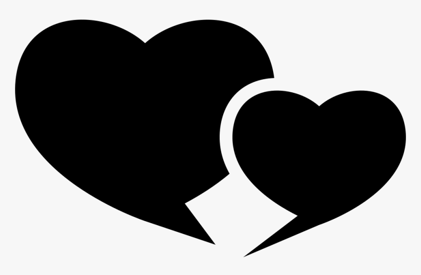 Lovers Chatting - Heart, HD Png Download, Free Download