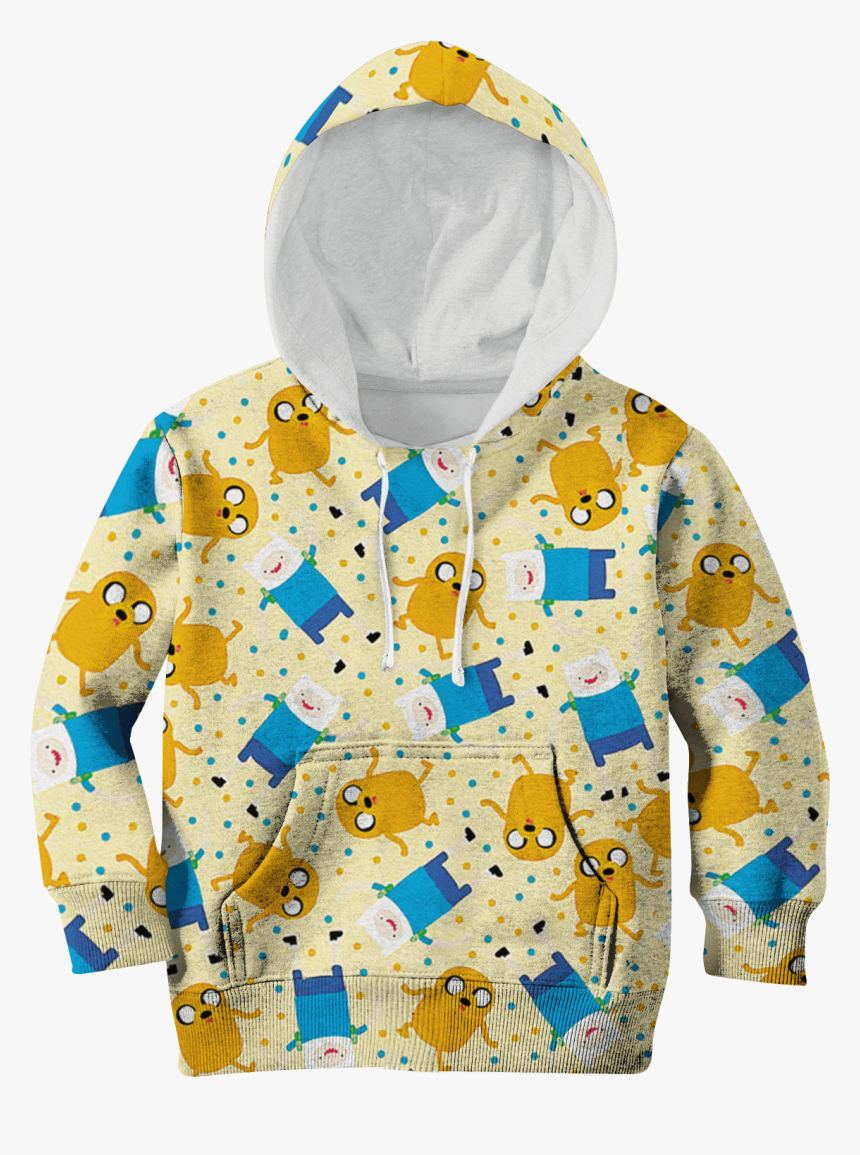 Gearhuman 3d Adventure Time Finn And Jake Custom Hoodies, HD Png Download, Free Download