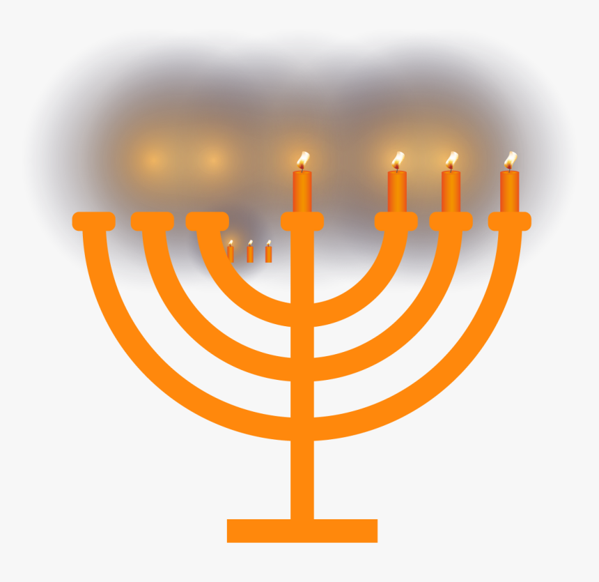 Clip Art Twisted Candlelight - Hanukkah Sign, HD Png Download, Free Download