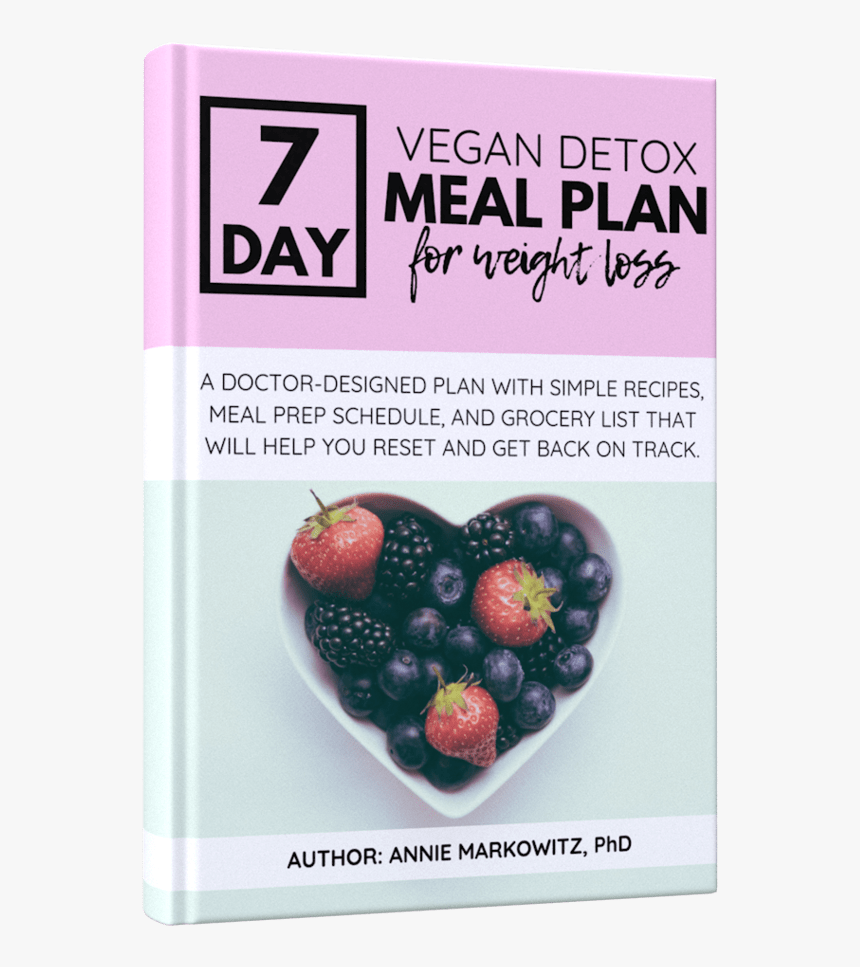 A 7 Day Vegan Detox Meal Plan that Will Help You Lose - Strawberry, HD Png Download, Free Download