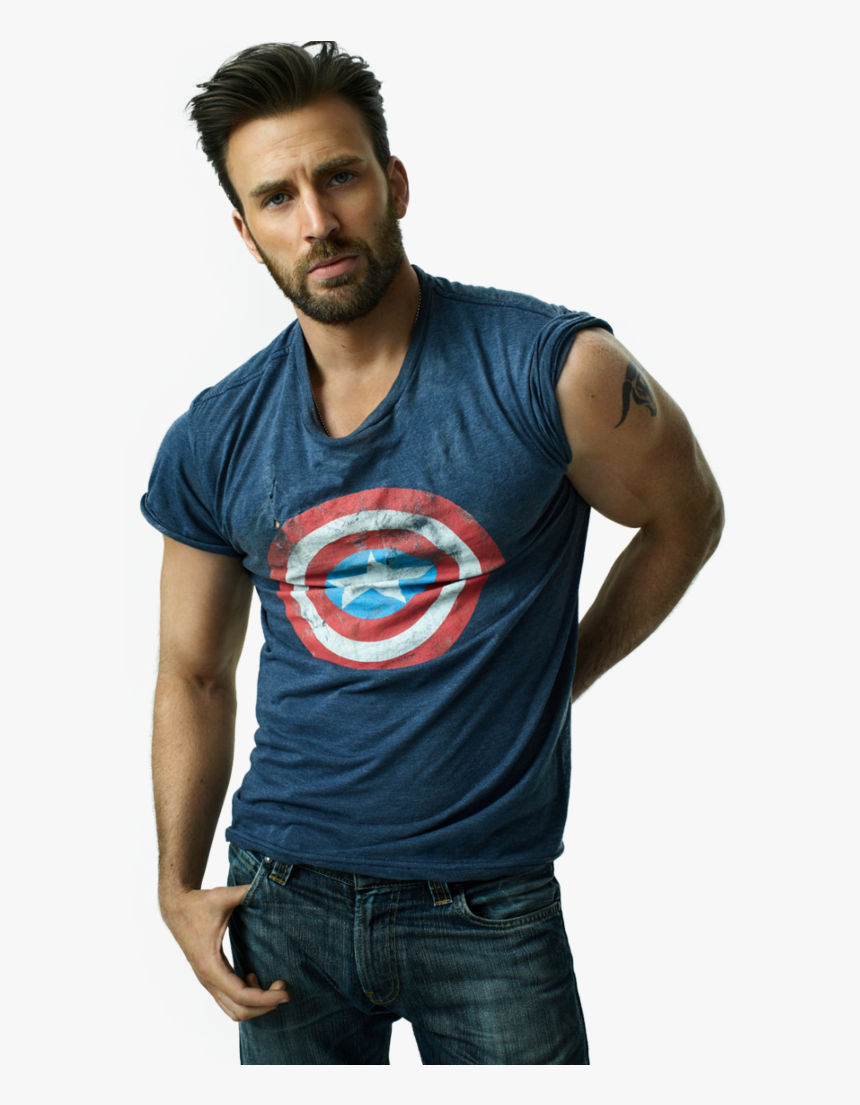 Chris Hemsworth Png Transparent Images - Captain America Chris Evans Png, Png Download, Free Download